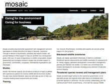 Tablet Screenshot of mosaic.cm